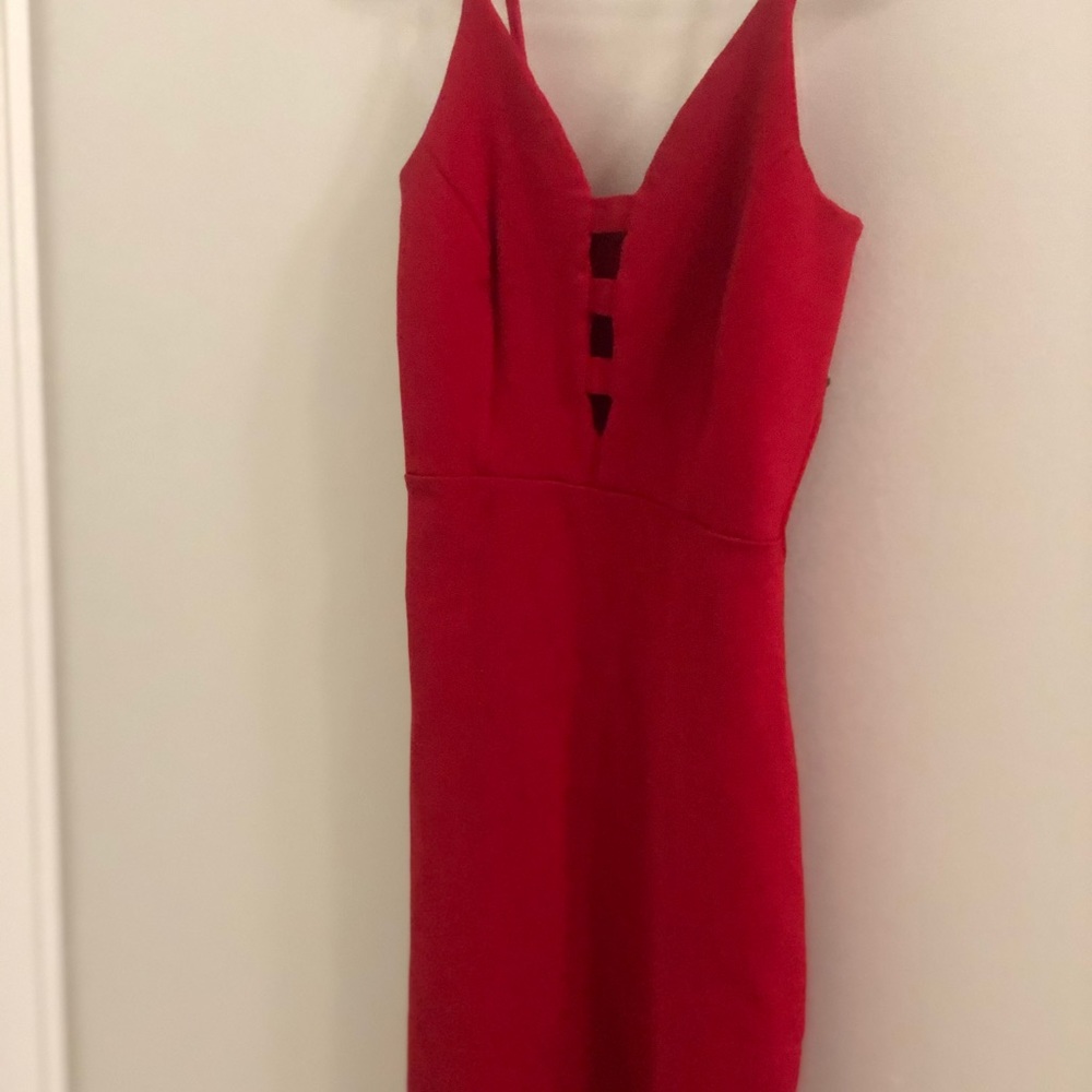 Red dress